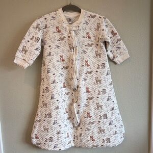 Hudson Baby White Sleep Sack with Animal Design